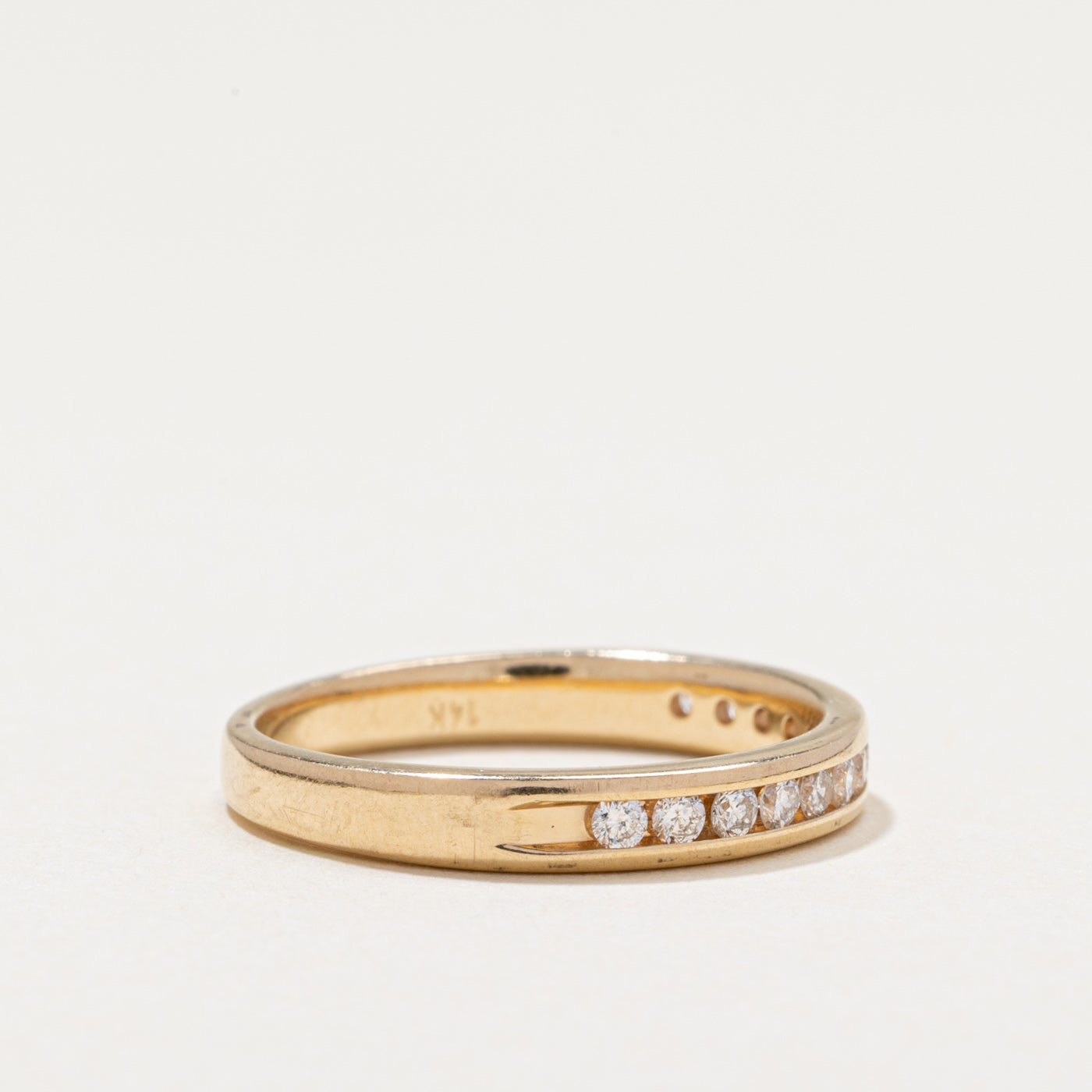 Semi Eternity Channel Set Diamond Band | 0.23ctw | SZ 6