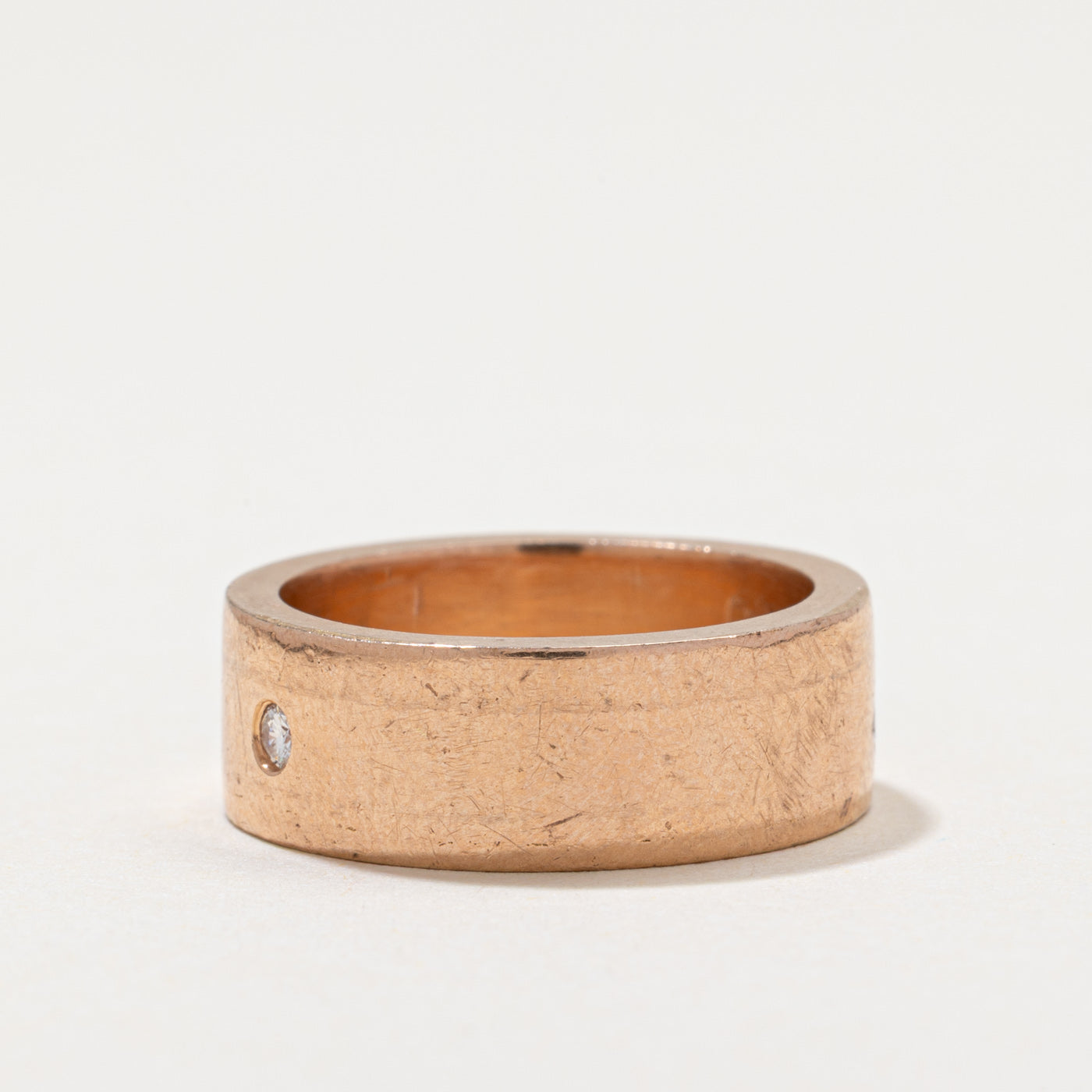 Scattered Flush Set Diamond Band | 0.12ctw | SZ 5.25