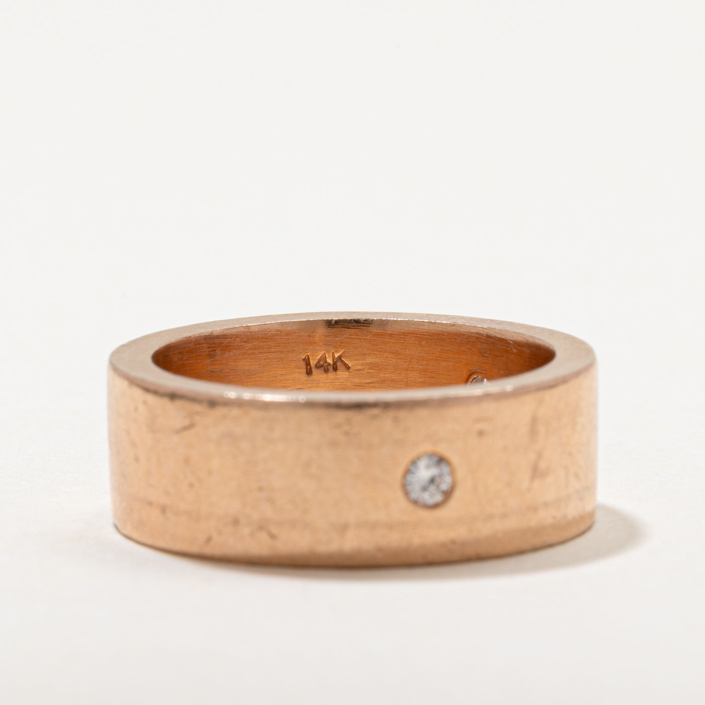 Scattered Flush Set Diamond Band | 0.12ctw | SZ 5.25