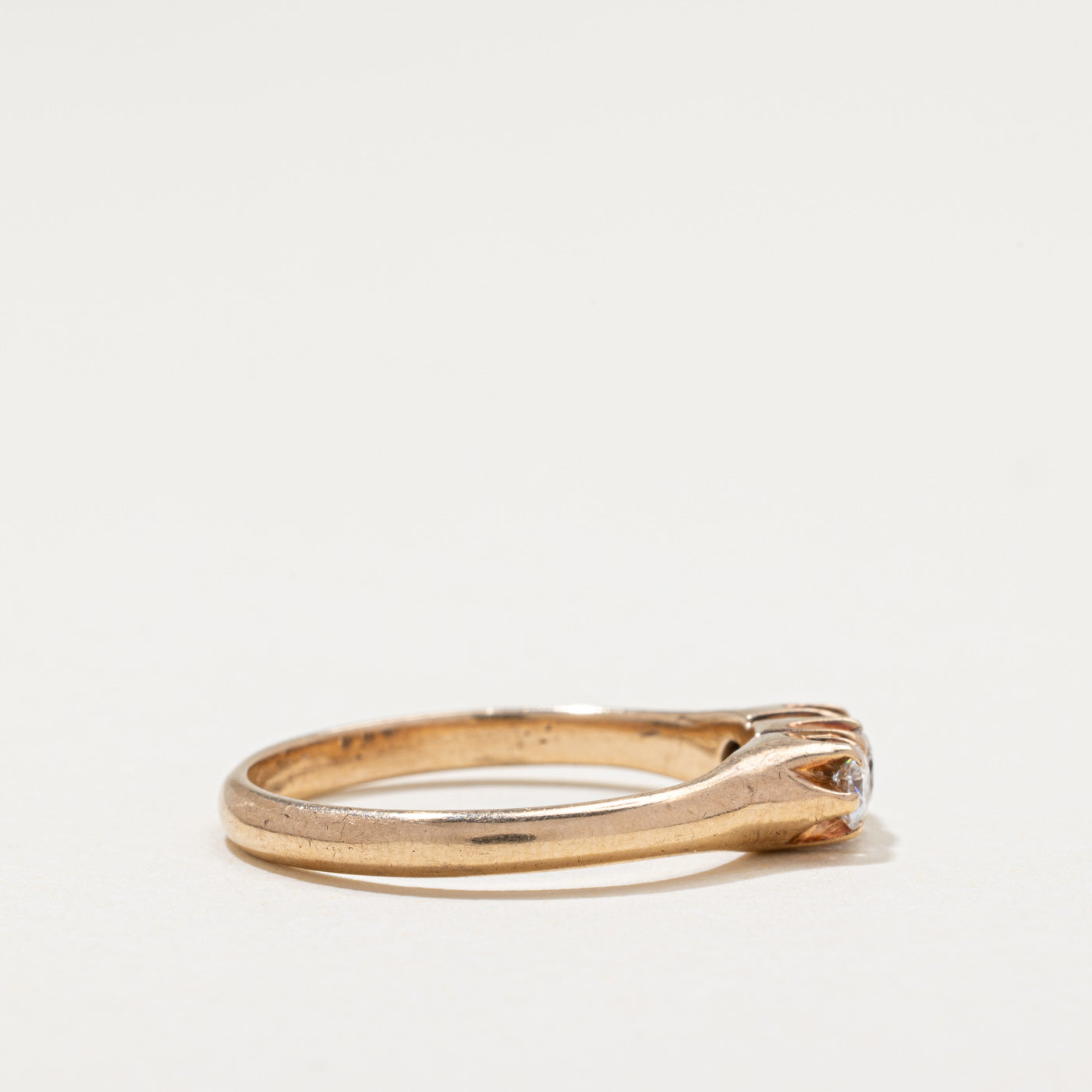 Three Stone Diamond Ring | 0.35ctw | SZ 8.75