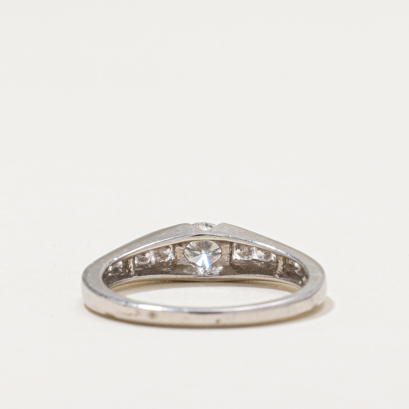 Diamond Accented Tapered Ring | 0.50ctw | SZ 5.25