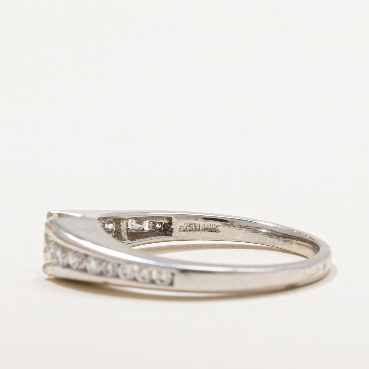 Diamond Accented Tapered Ring | 0.50ctw | SZ 5.25