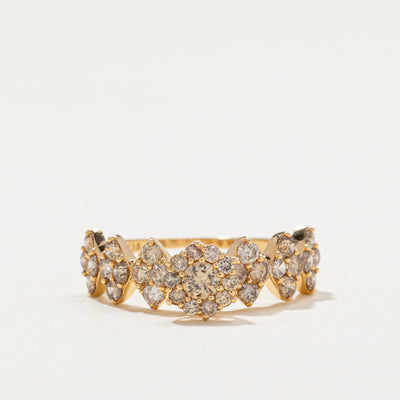 18k Multi Cluster Diamond Ring | 1.00ctw | SZ 6
