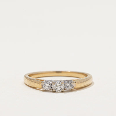 Three Stone Diamond Ring | 0.22ctw | SZ 6.5