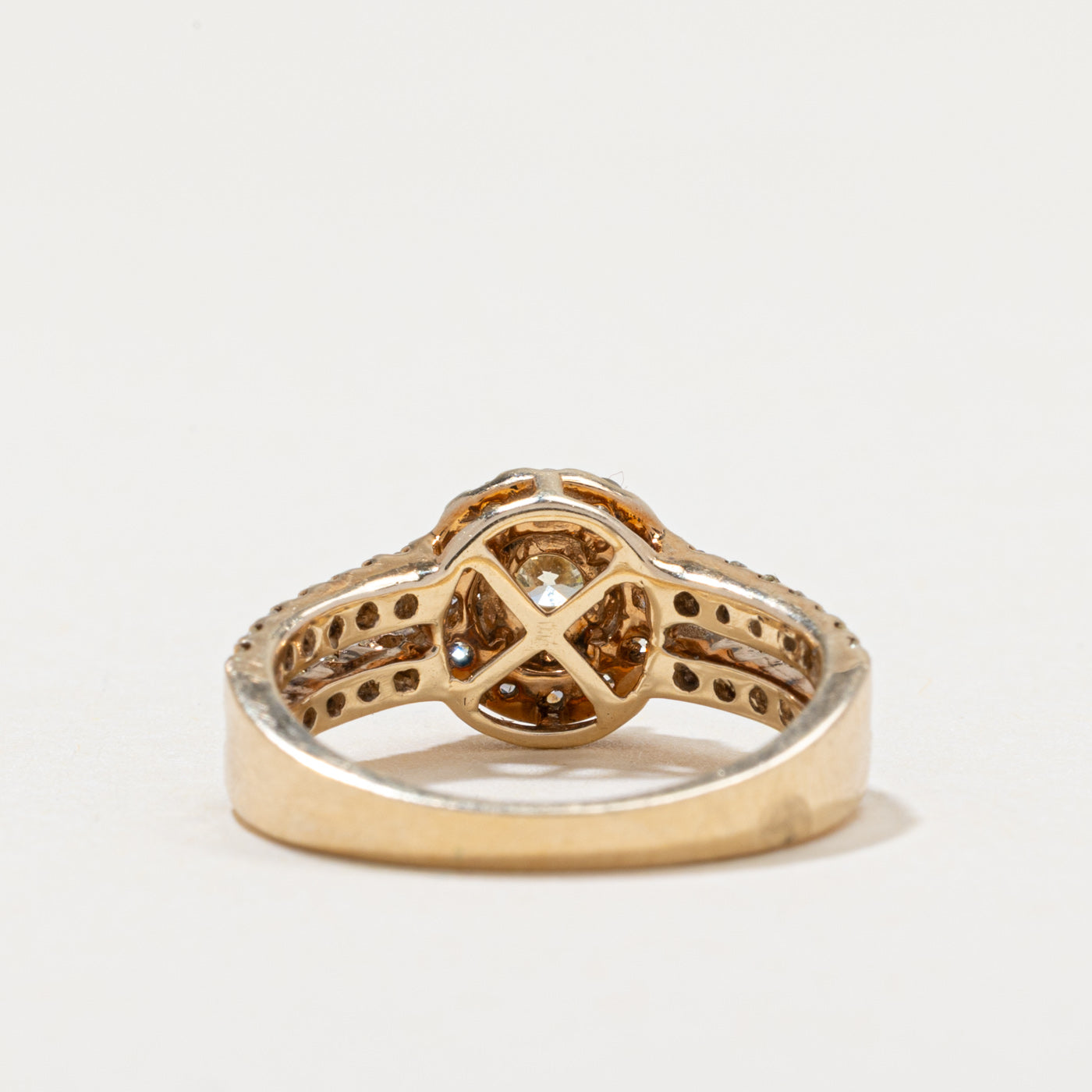 Diamond Halo Ring | 0.52ctw | SZ 4