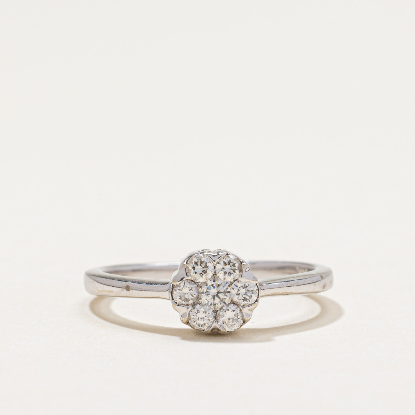 Diamond Daisy Ring | 0.30ctw | SZ 7