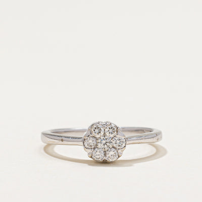 Diamond Daisy Ring | 0.30ctw | SZ 7