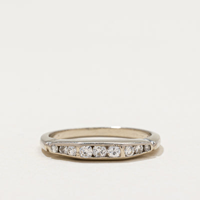 14k Semi Eternity Channel Set Diamond Ring | 0.22ctw | SZ 5.5