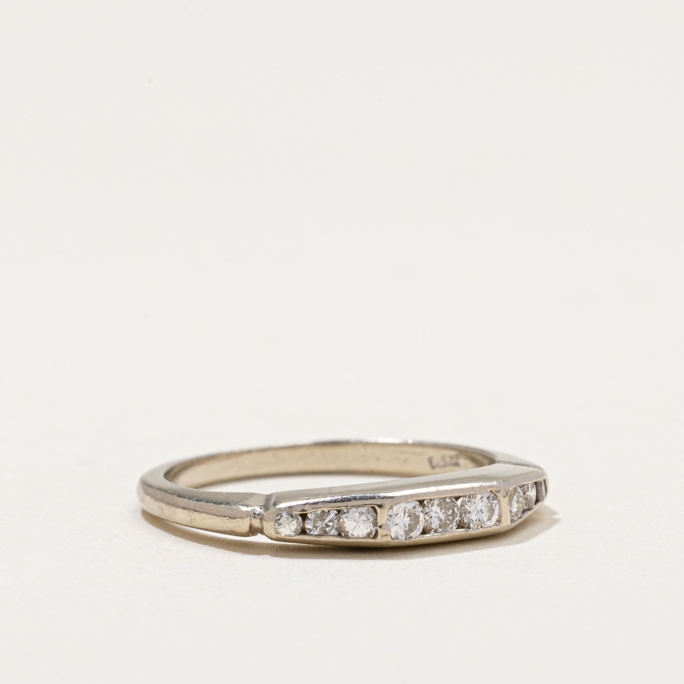 14k Semi Eternity Channel Set Diamond Ring | 0.22ctw | SZ 5.5