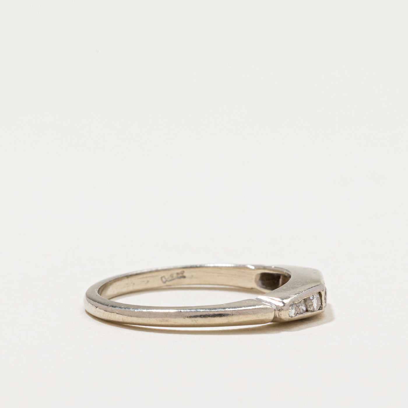 14k Semi Eternity Channel Set Diamond Ring | 0.22ctw | SZ 5.5
