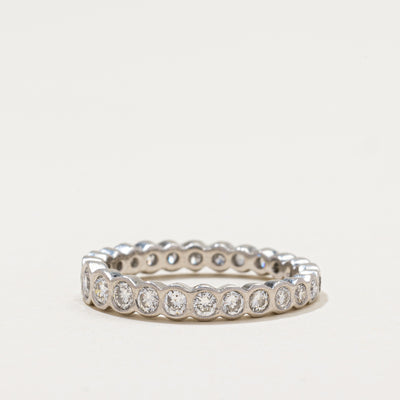 Eternity Bezel Set Diamond Band | 1.18ctw | SZ 8.25