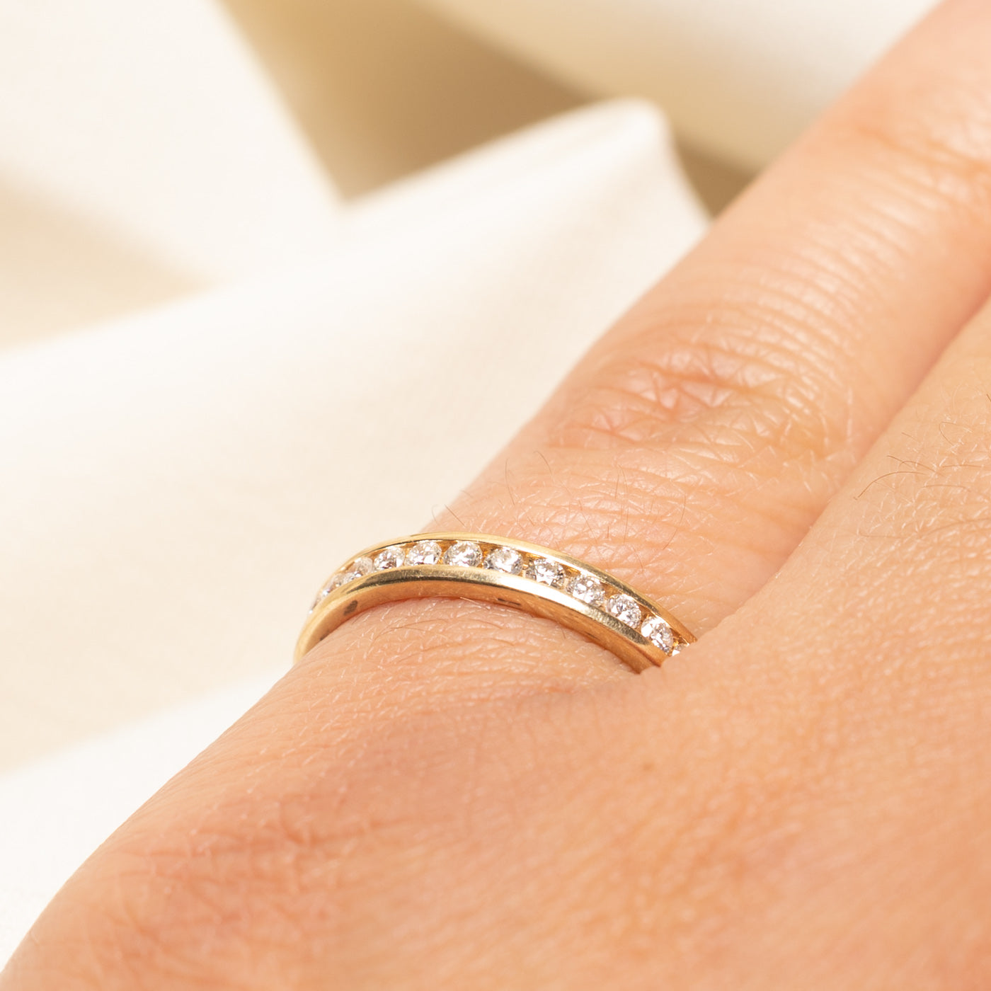 Semi Eternity Channel Set Diamond Band | 0.23ctw | SZ 6