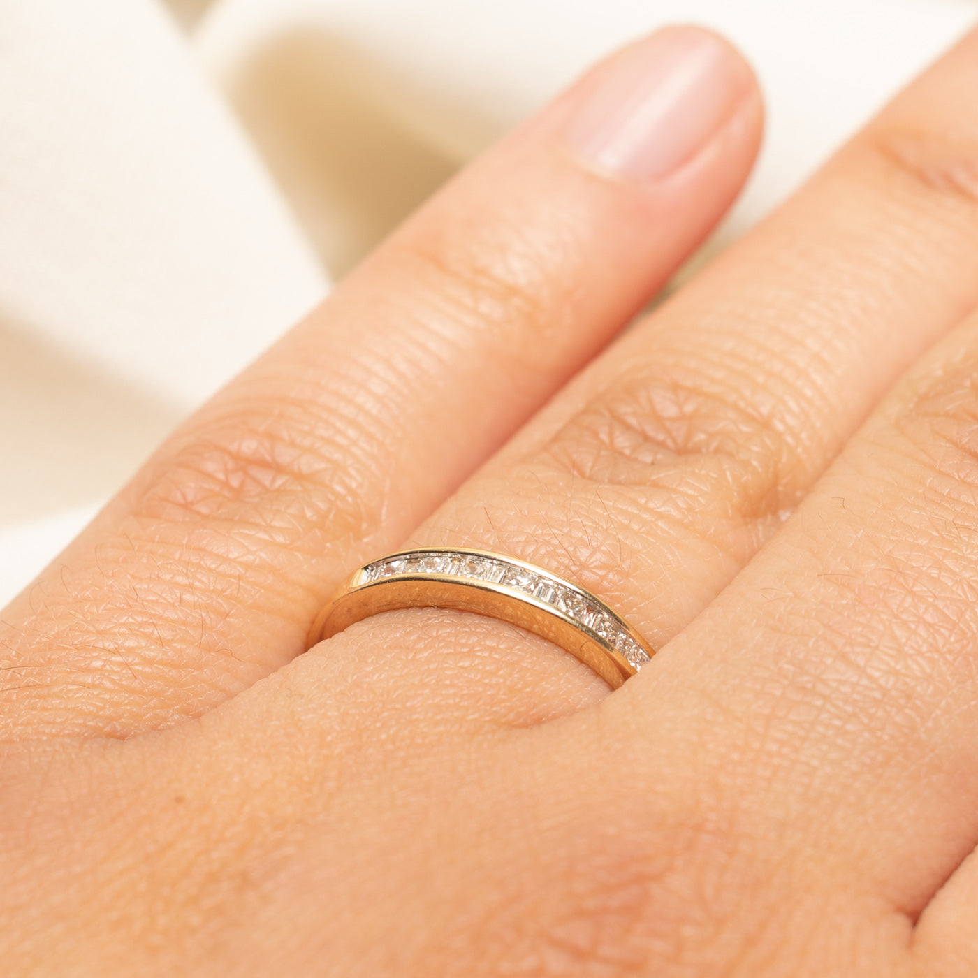Semi Eternity Channel Set Diamond Band | 0.15ctw | SZ 7