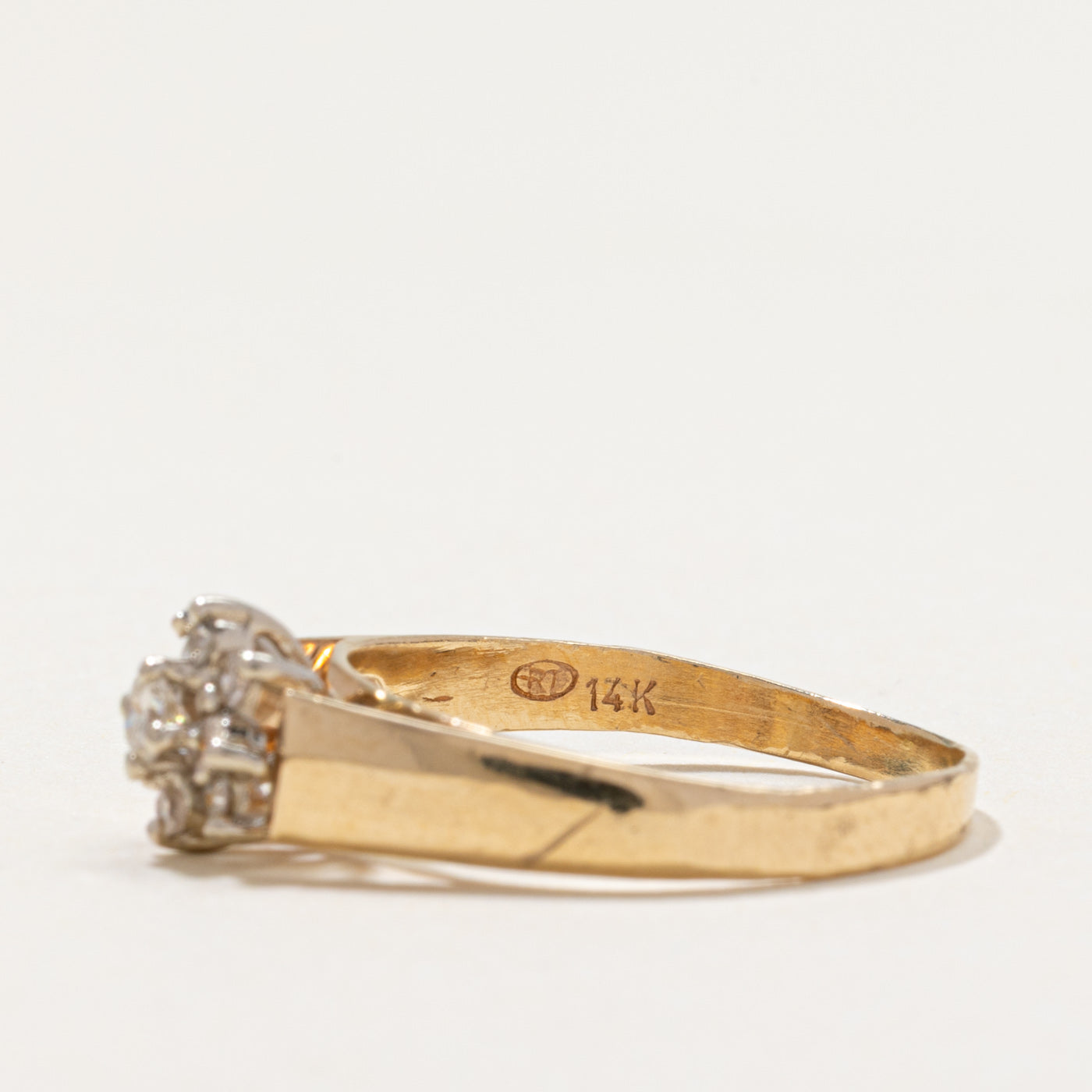 Diamond Petal Cluster Ring | 0.18ctw | SZ 6.5