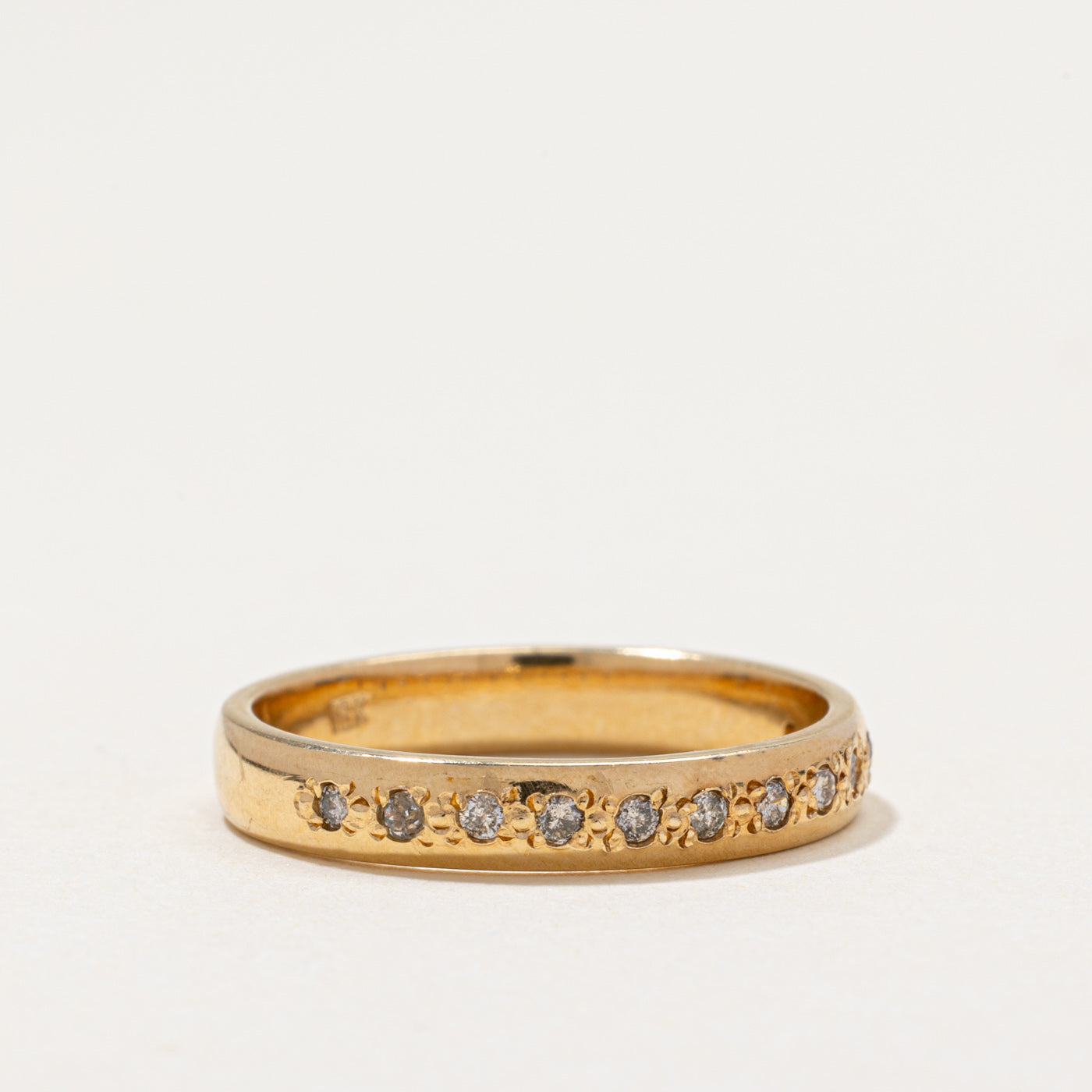 Semi Eternity Diamond Band | 0.14ctw | SZ 8