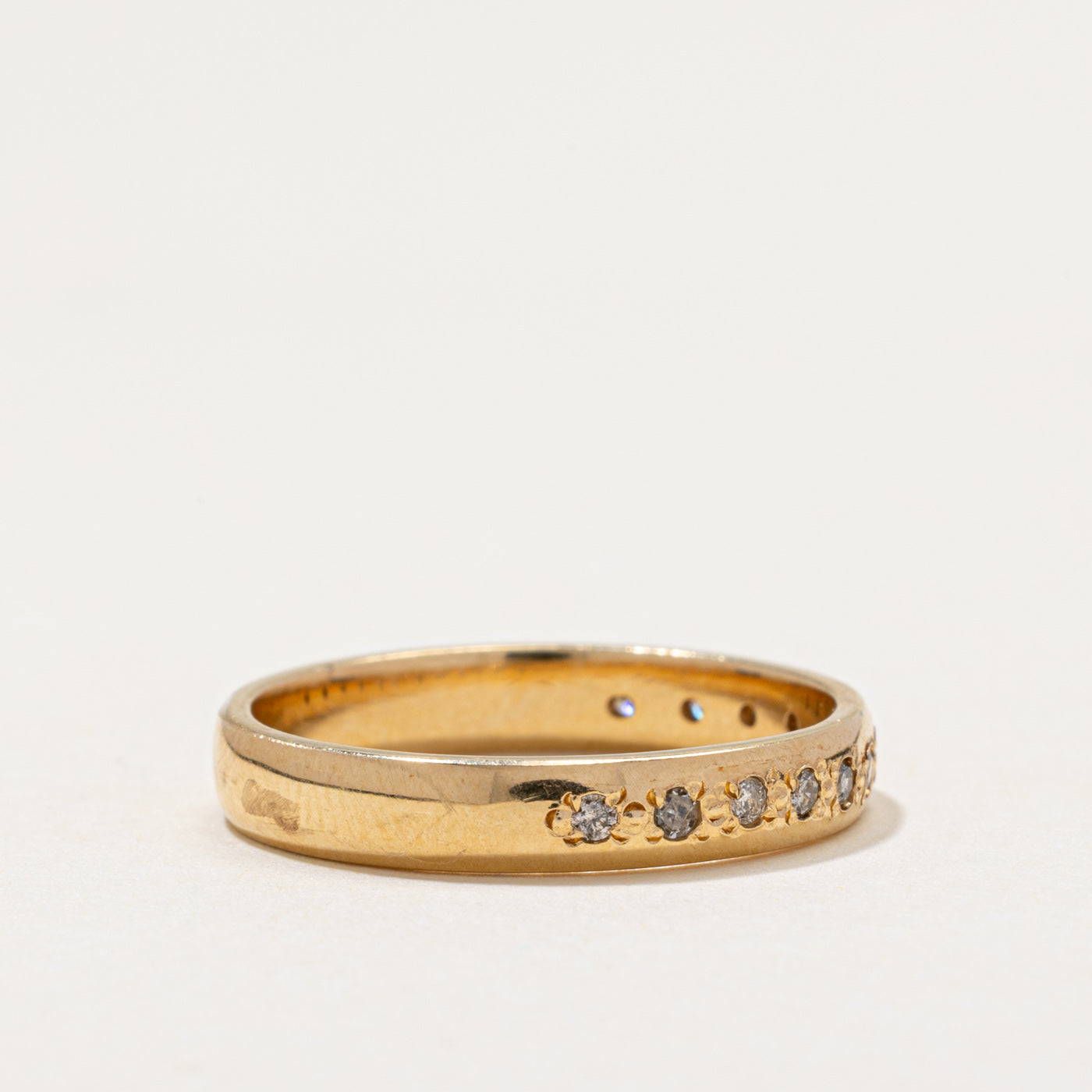 Semi Eternity Diamond Band | 0.14ctw | SZ 8
