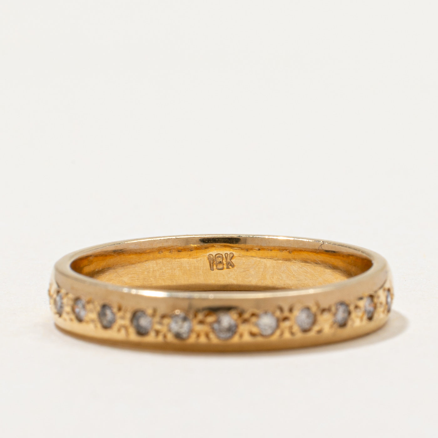 Semi Eternity Diamond Band | 0.14ctw | SZ 8