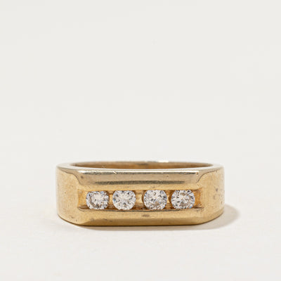 Four Stone Diamond Chunky Ring | 8.15ctw | SZ 7