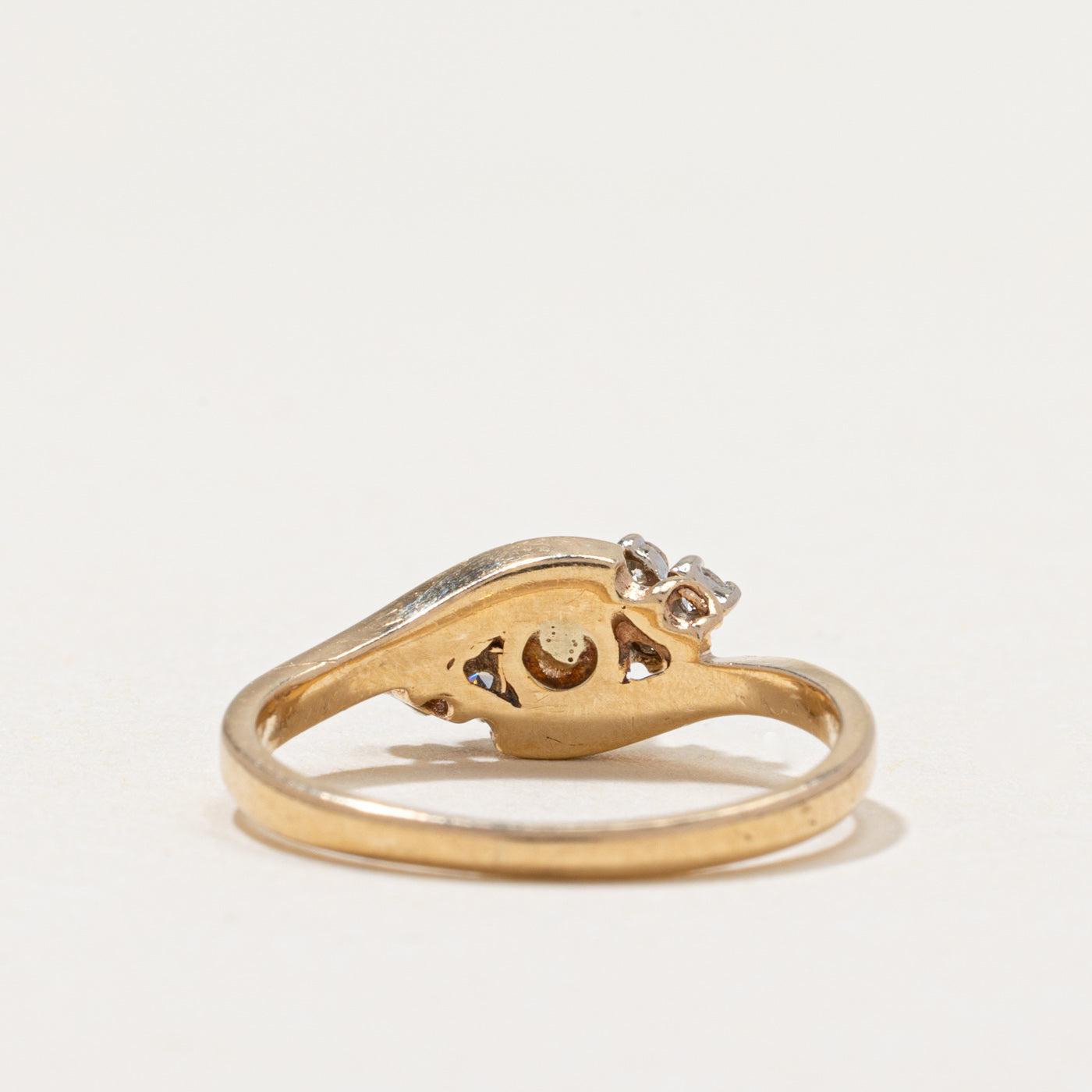 Diamond Bypass Ring | 0.21ctw | SZ 4.25