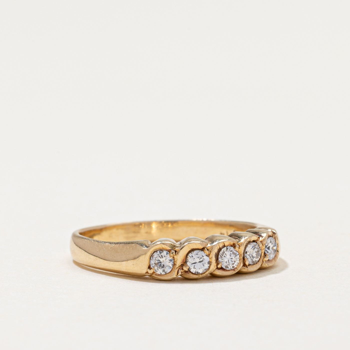 Five Stone Diamond Ring | 0.14ctw | SZ 5