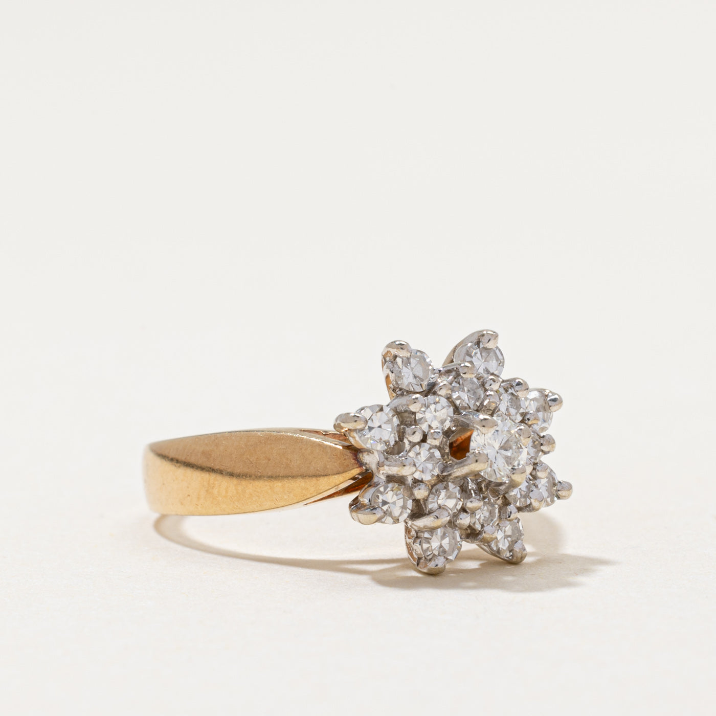 Diamond Petal Cluster Ring | 0.56ctw | SZ 5.75