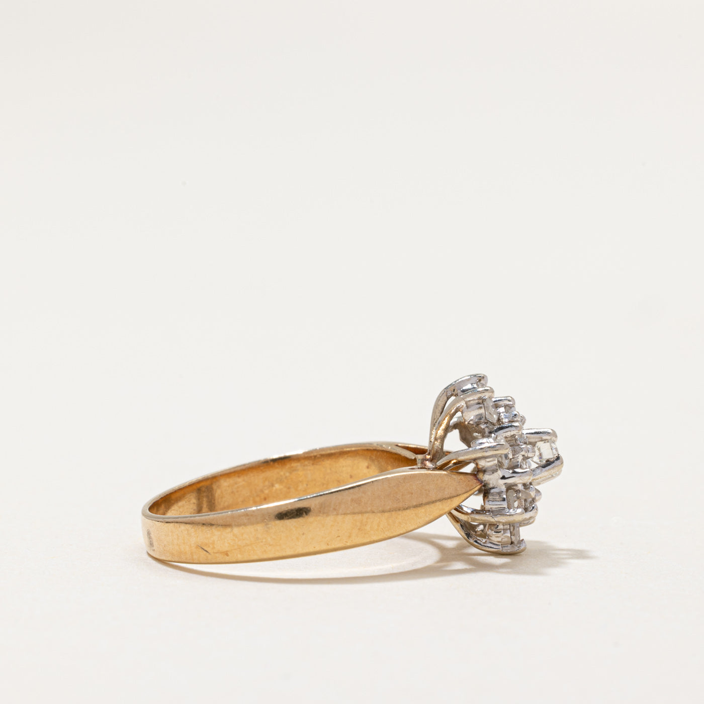 Diamond Petal Cluster Ring | 0.56ctw | SZ 5.75