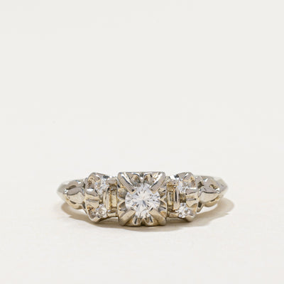 Vintage Diamond Ring | 0.28ctw | SZ 5.5