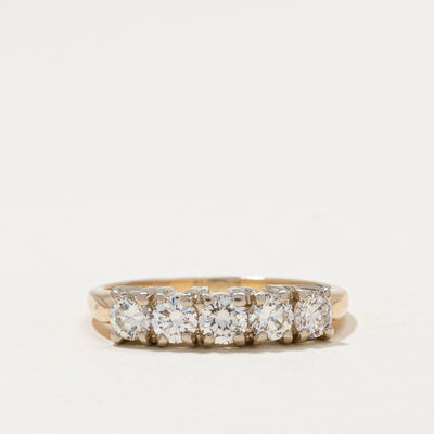 Five Stone Diamond Ring | 0.84ctw | SZ 7.5