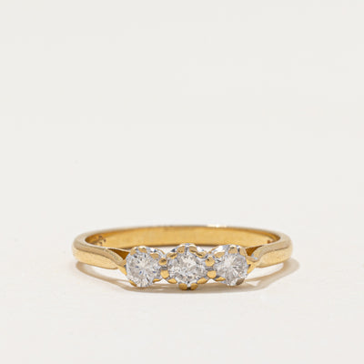 Three Stone Diamond Ring | 0.50ctw | SZ 7.5