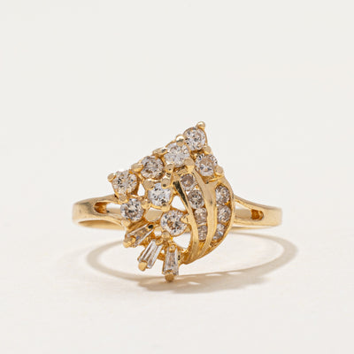 18k Diamond Cocktail Ring | 0.42ctw | SZ 6.75
