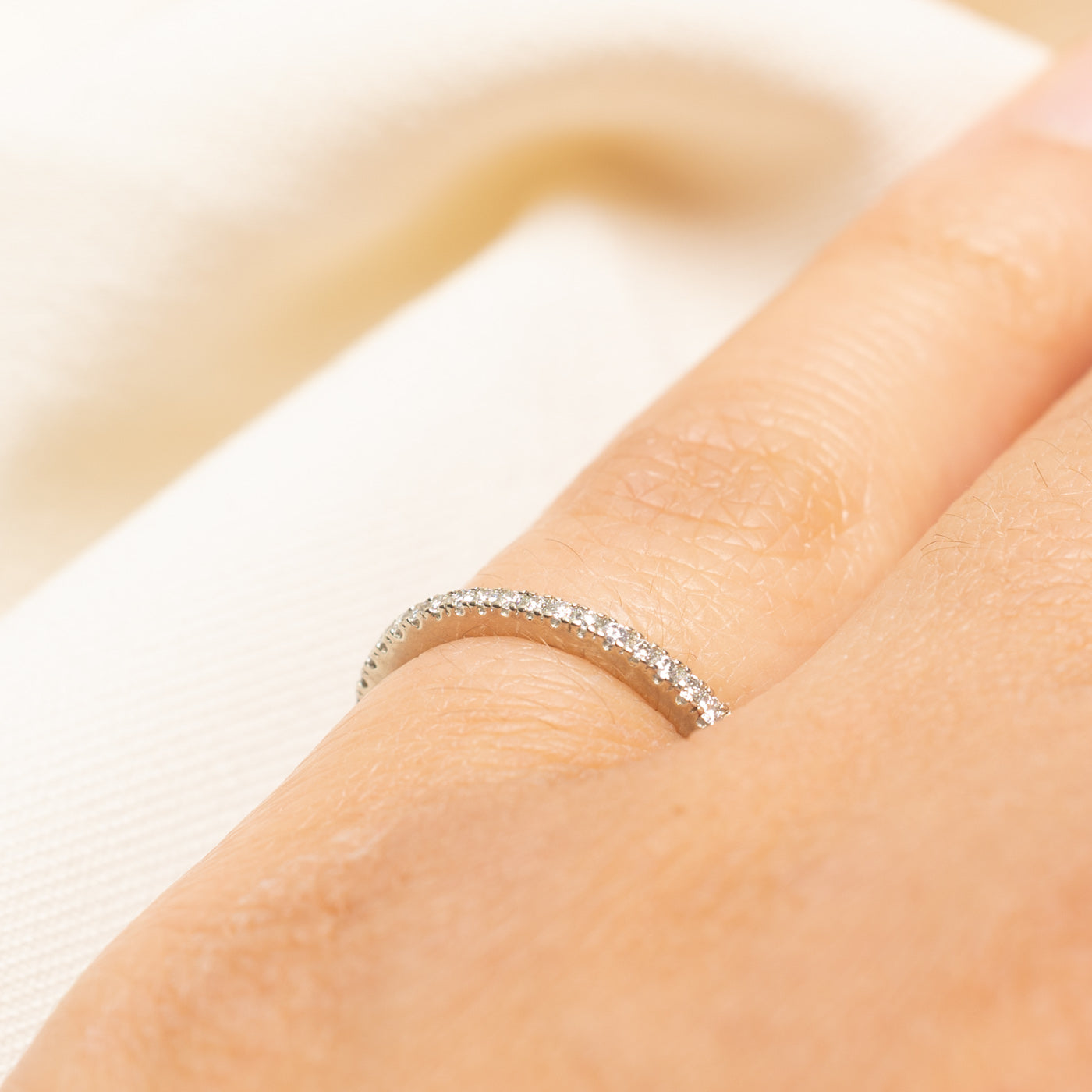 Semi Eternity Diamond Band | 0.13ctw | SZ 4