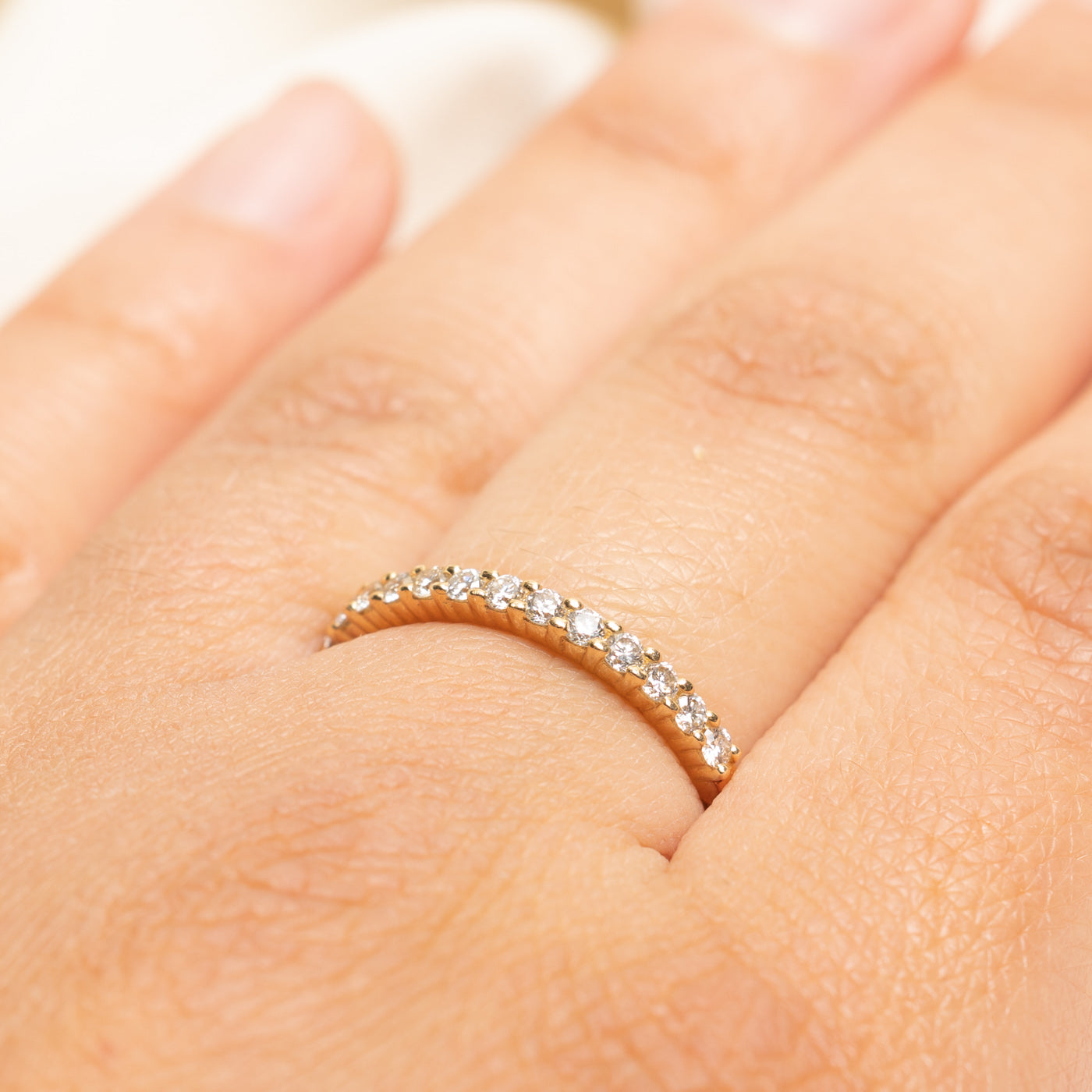 Semi Eternity Diamond Band | 0.39ctw | SZ 7.75