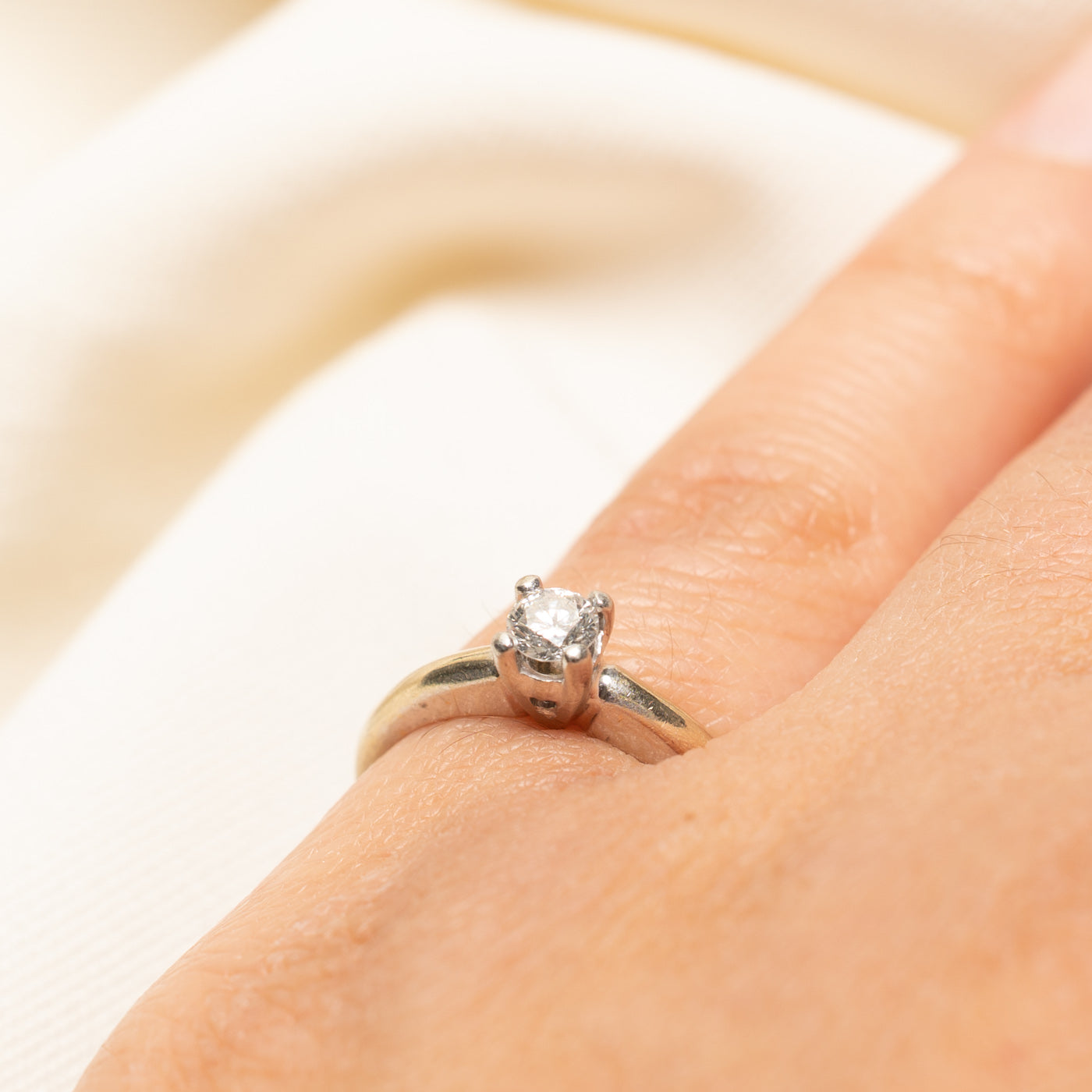 Solitaire Diamond Ring | 0.21ct | SZ 5