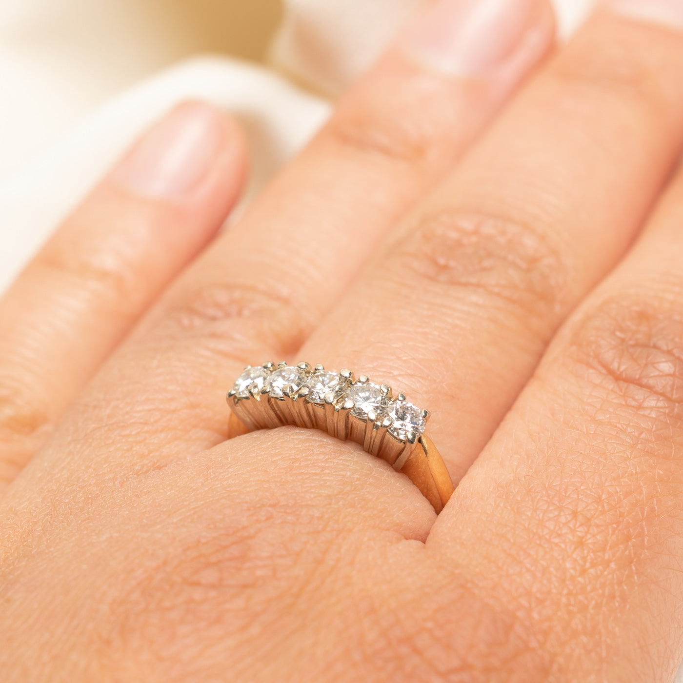 Five Stone Diamond Ring | 0.84ctw | SZ 7.5