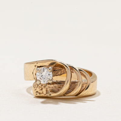 Diamond Abstract Cocktail Ring | 0.25ct | SZ 6.5