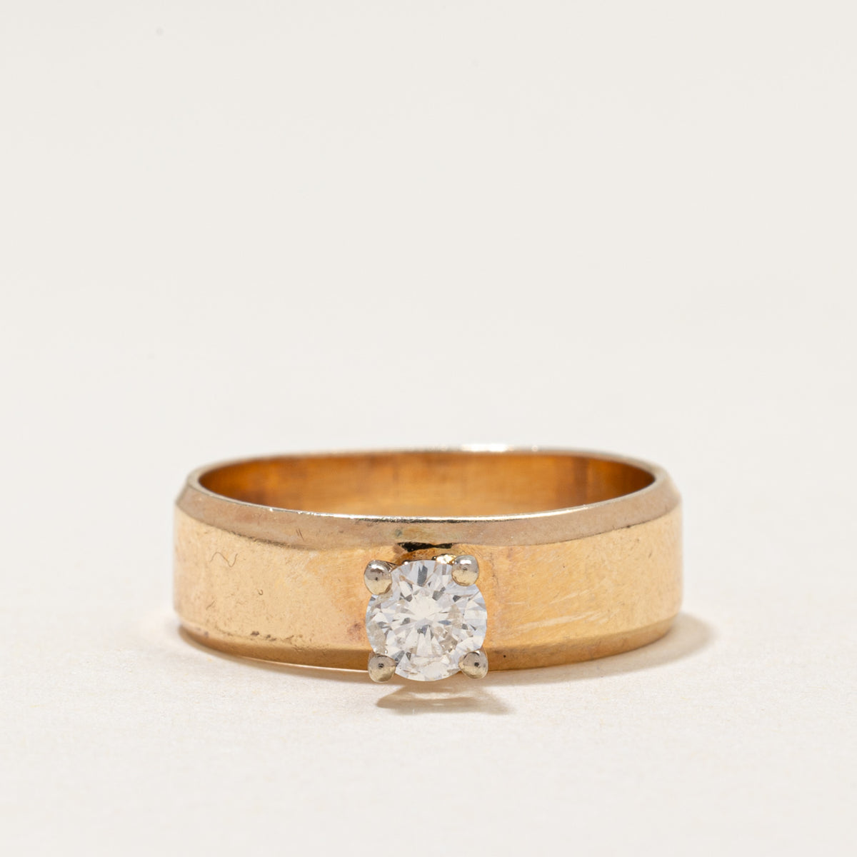 High Set Solitaire Rings High Set Solitaire Diamond Ring | 0.33ct | SZ 7
