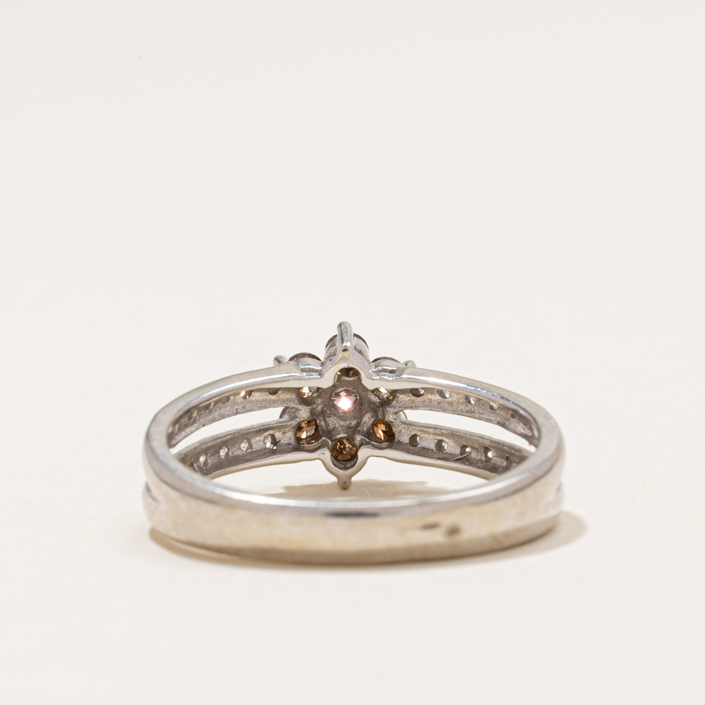 Brown Diamond Flower Ring | 0.51ctw | SZ 8