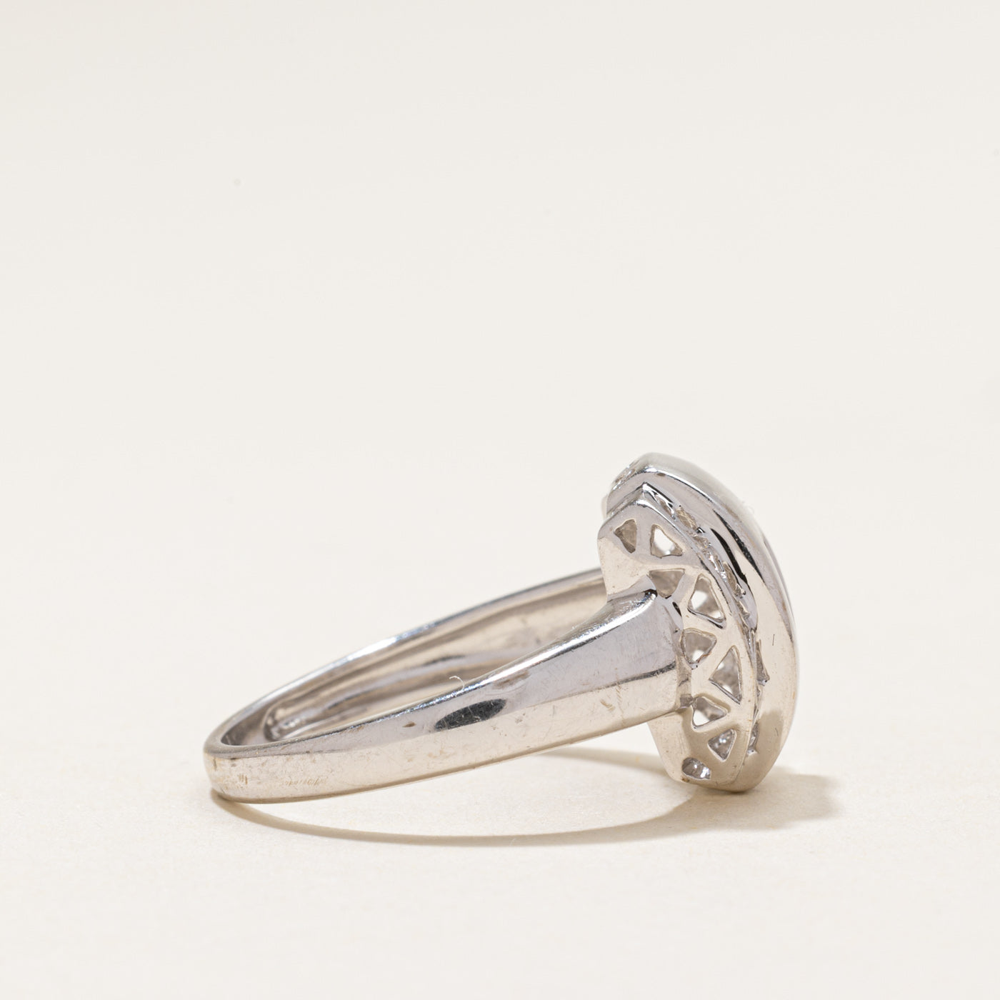 Flush Set Diamond Statement Ring | 0.07ct | SZ 6.75