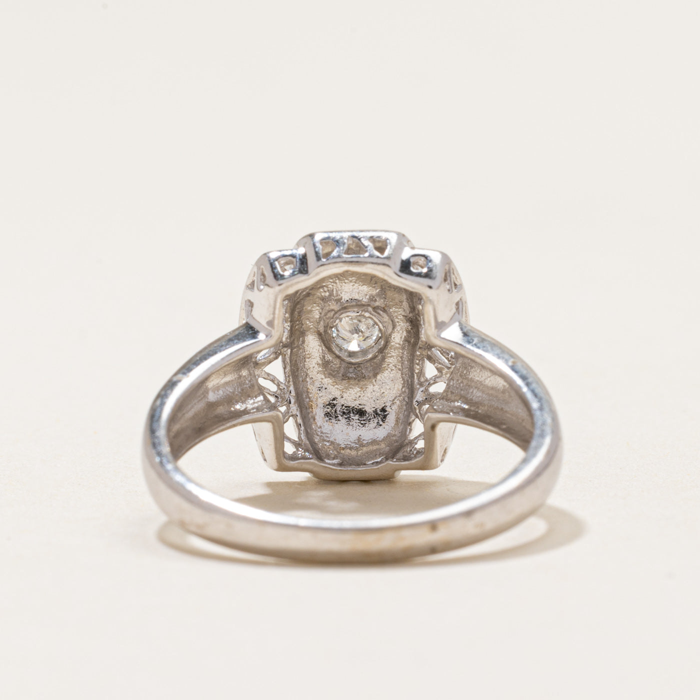Flush Set Diamond Statement Ring | 0.07ct | SZ 6.75