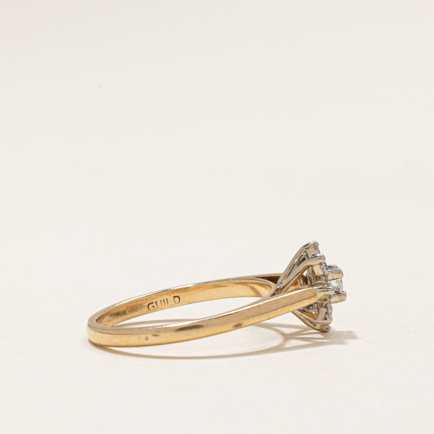 Diamond Petal Cluster Ring | 0.30ctw | SZ 6.25