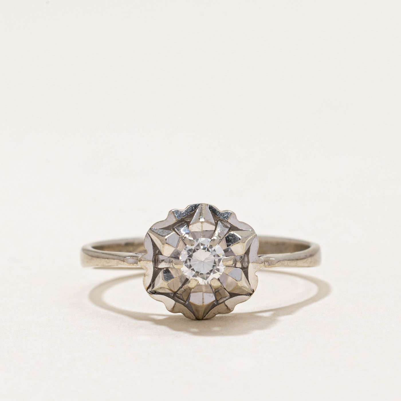 Illusion Set Diamond Ring | 0.16ct | SZ 6