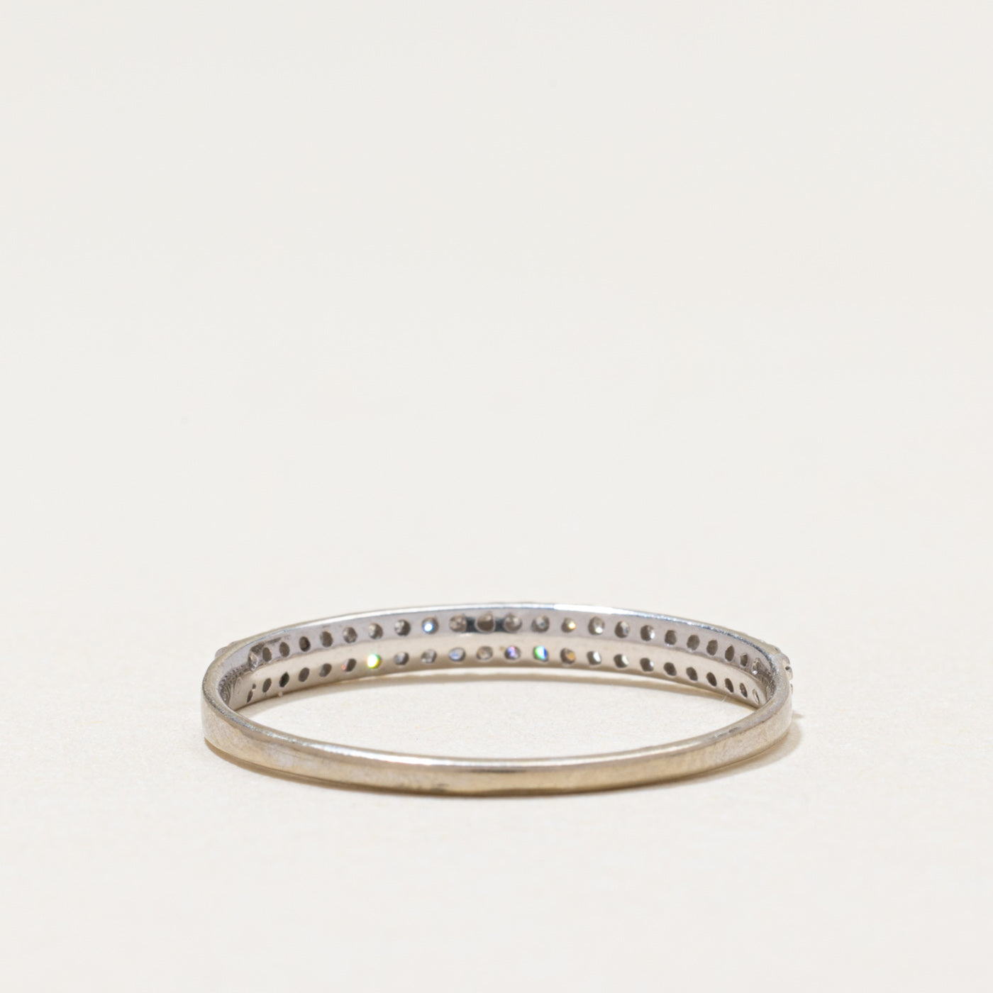 Semi Eternity Double Row Diamond Band | 0.15ctw | SZ 7
