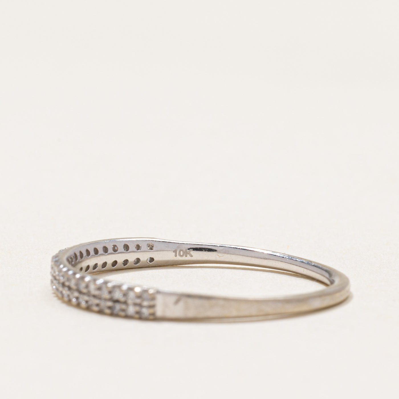 Semi Eternity Double Row Diamond Band | 0.15ctw | SZ 7