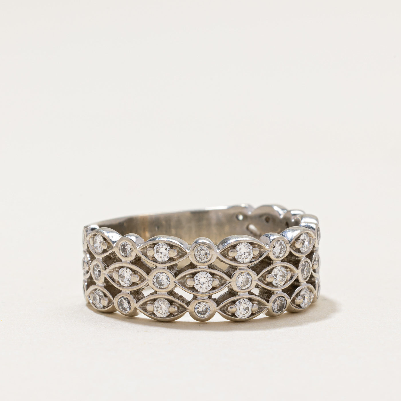 Multi Row Diamond Band | 0.55ctw | SZ 8