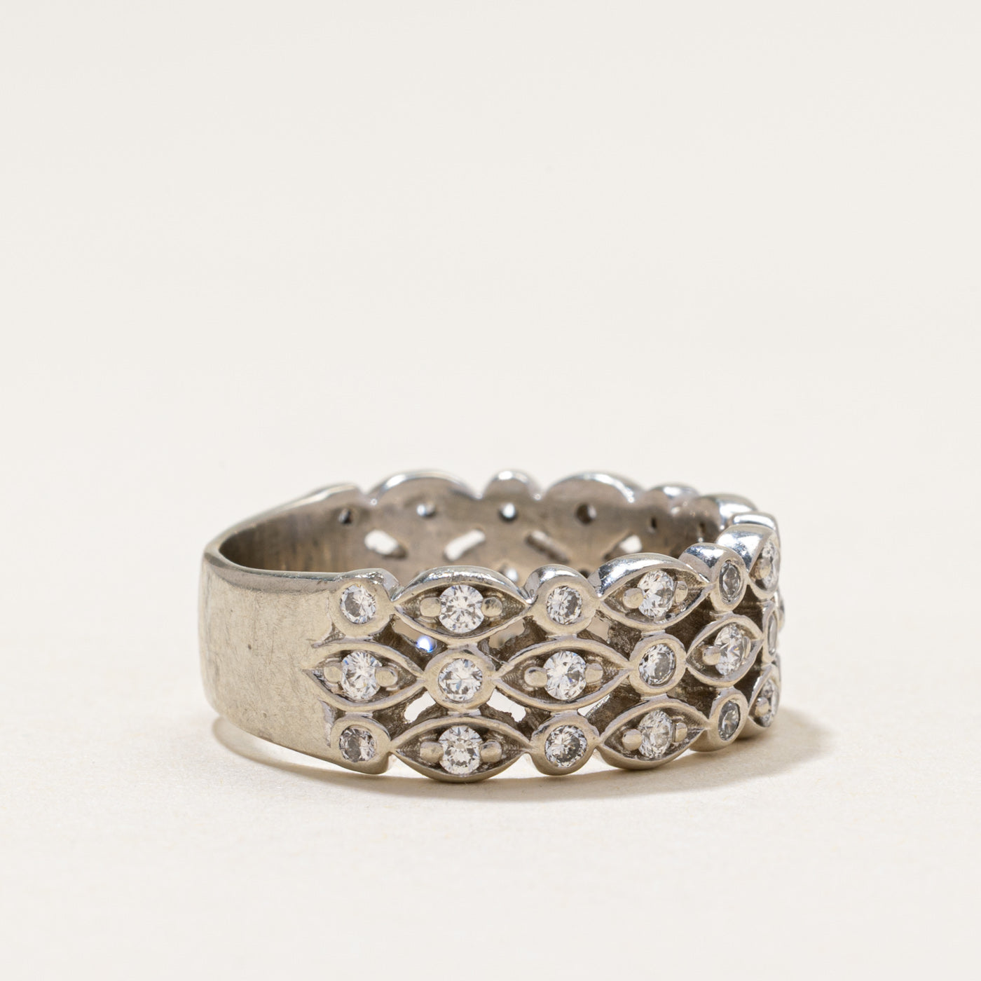Multi Row Diamond Band | 0.55ctw | SZ 8