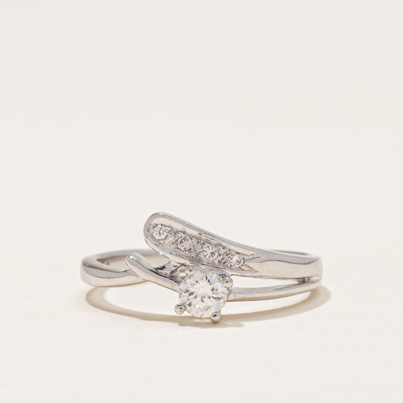Diamond Bypass Ring | 0.24ctw | SZ 6.5