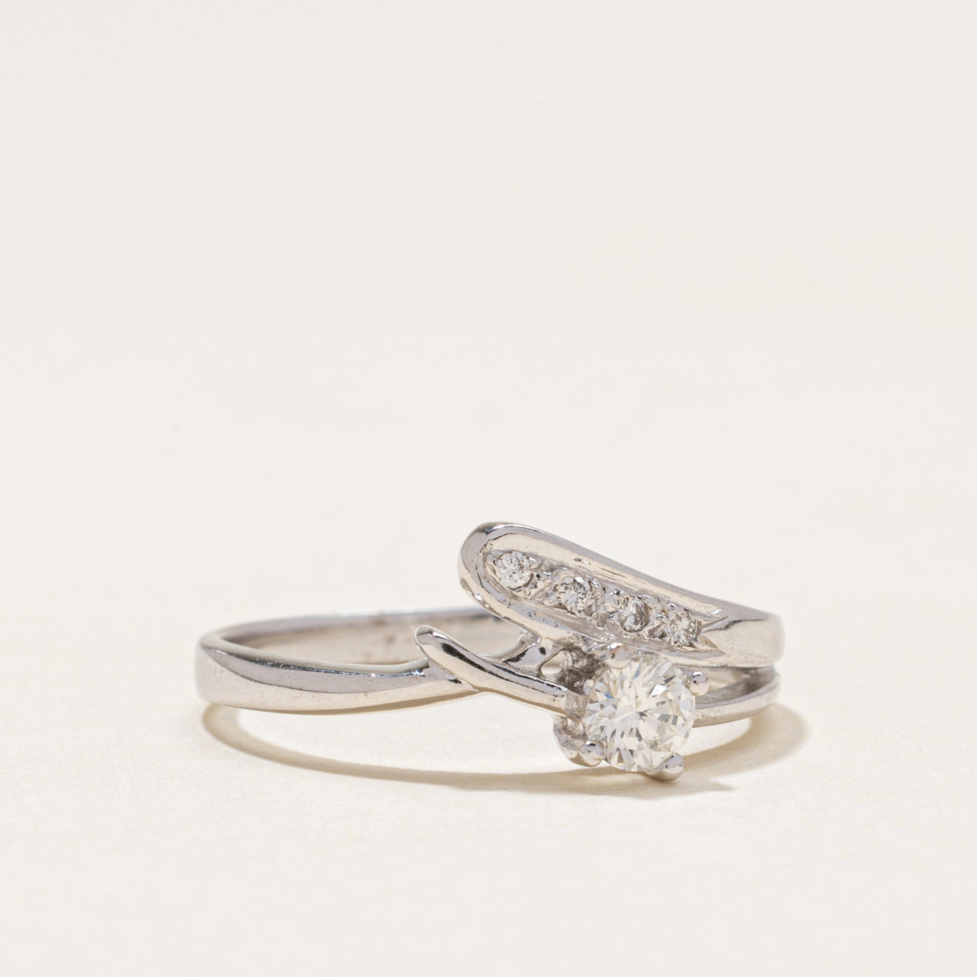 Diamond Bypass Ring | 0.24ctw | SZ 6.5