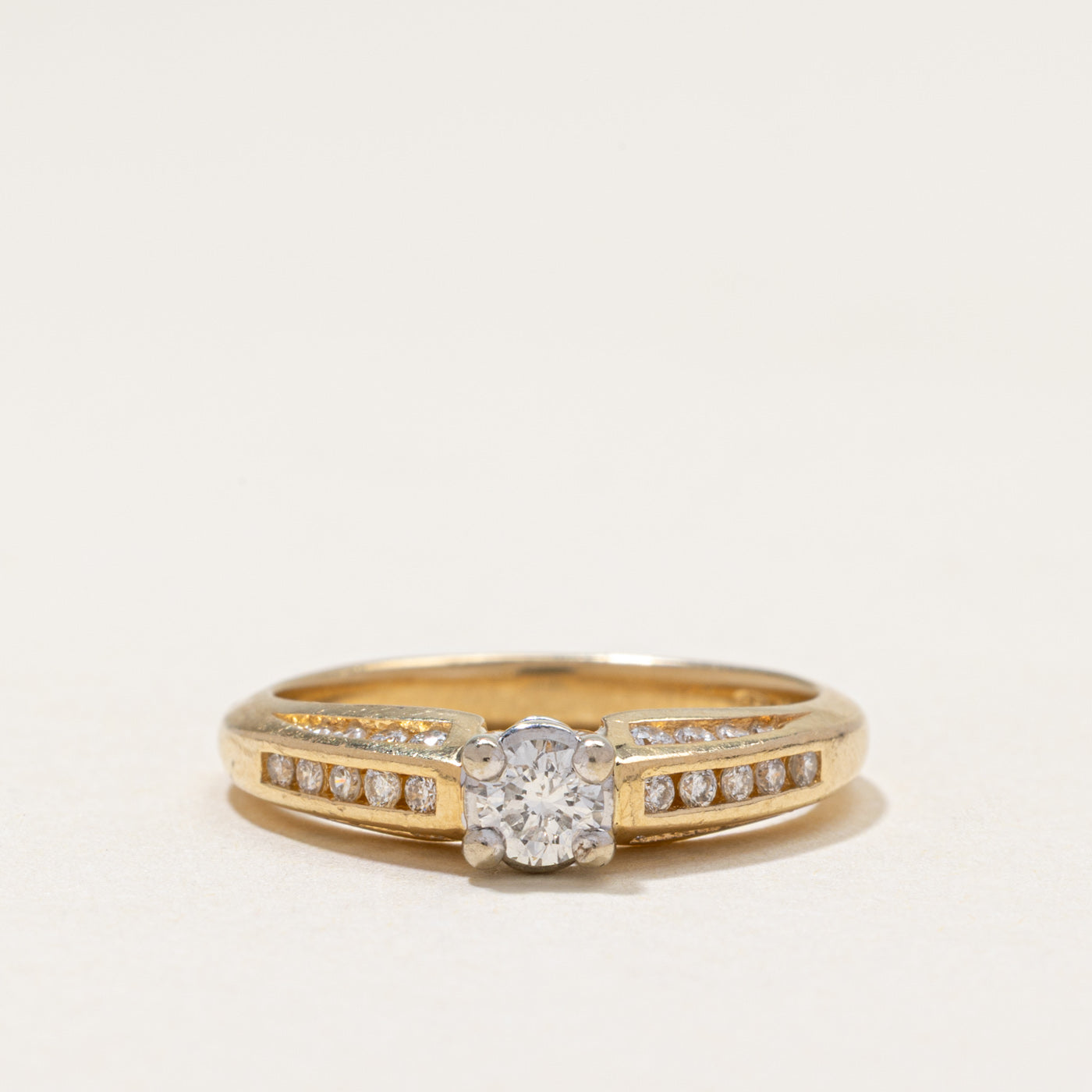 14k Diamond Accented Ring | 0.48ctw | SZ 6.5