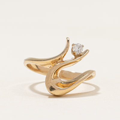 Diamond Abstract Cocktail Ring | 0.10ct | SZ 5.75
