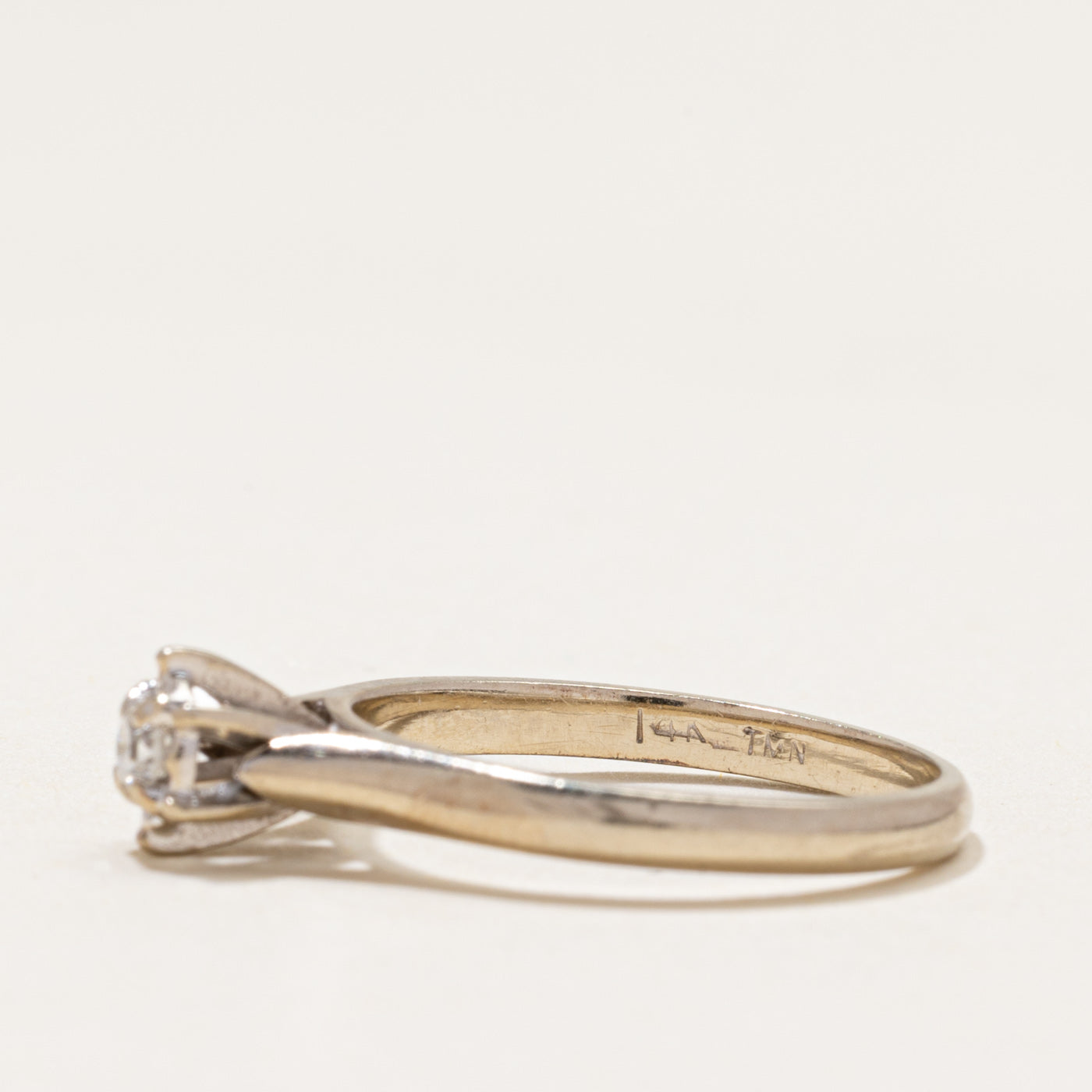 Illusion Set Solitaire Diamond Ring | 0.10ct | SZ 6.25